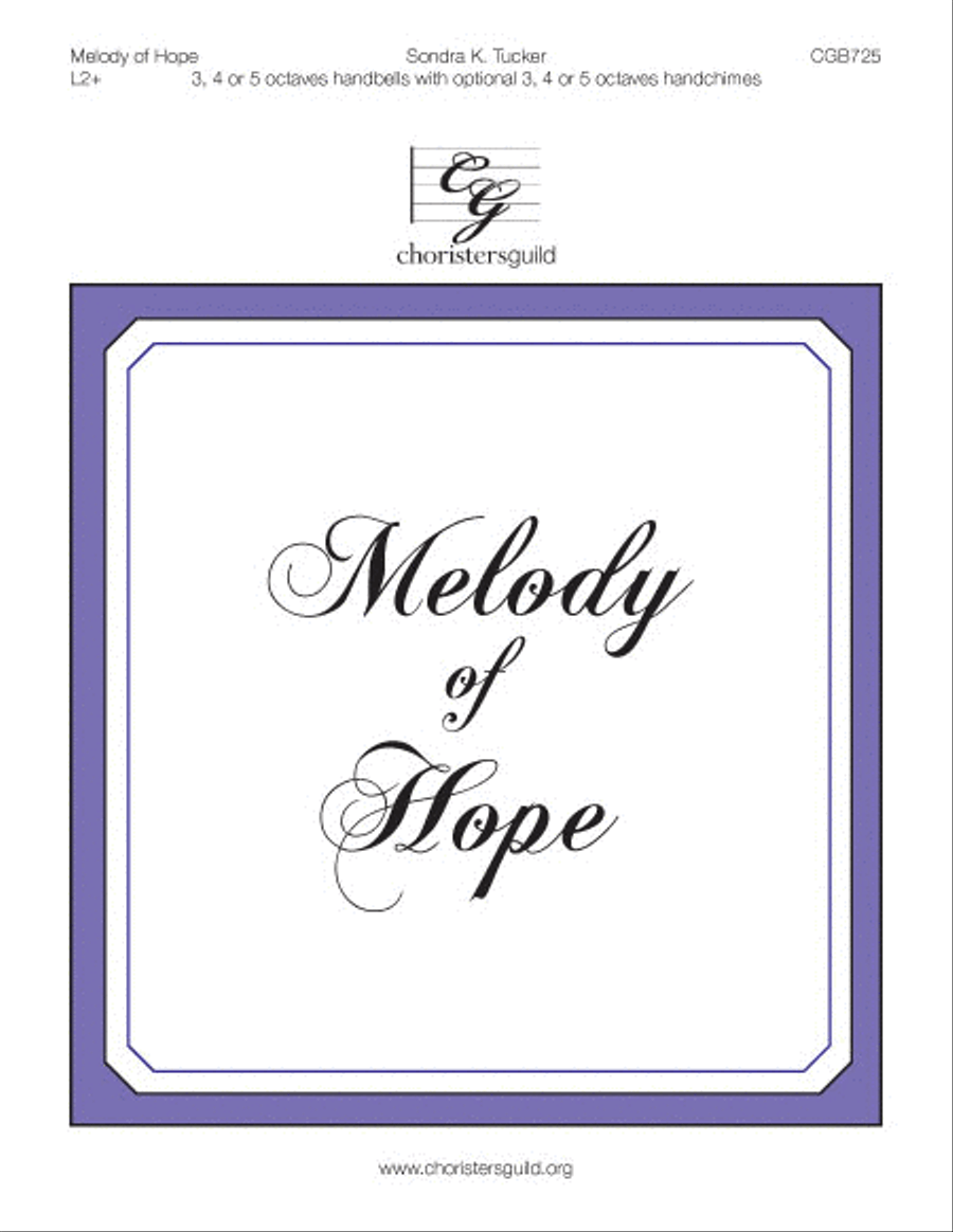 Melody of Hope Handbell Choir scores gallery preview page 1