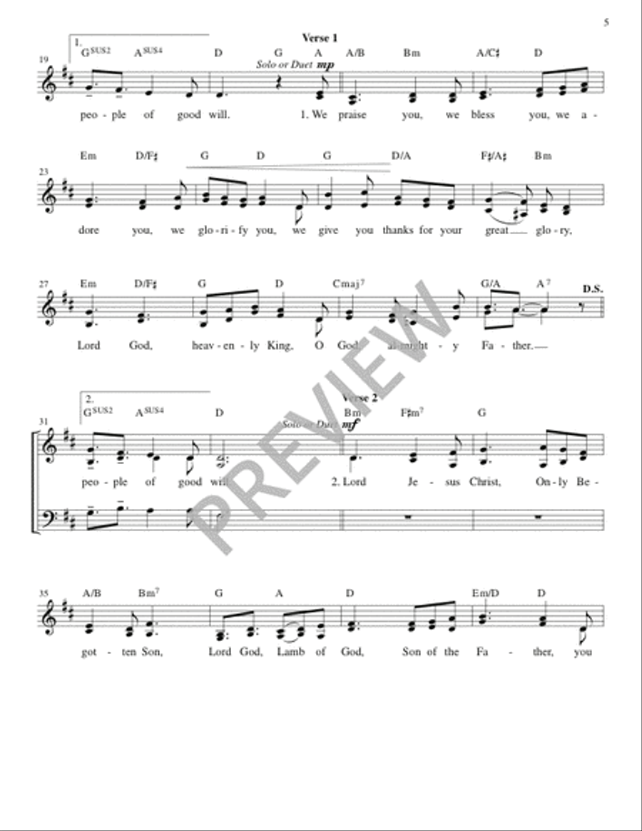 Mass from Age to Age - Guitar edition Guitar scores gallery preview page 6