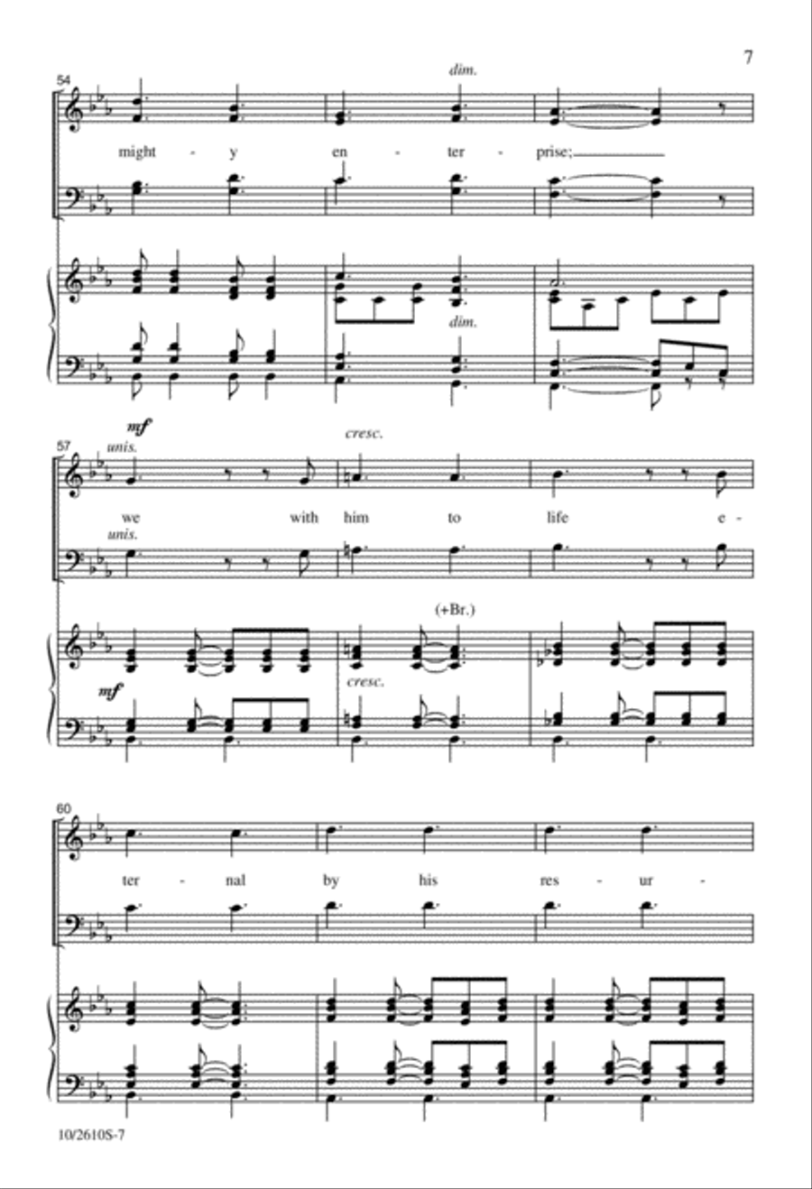 Alleluia, Alleluia Alleluia, Alleluia 4-Part scores gallery preview page 7