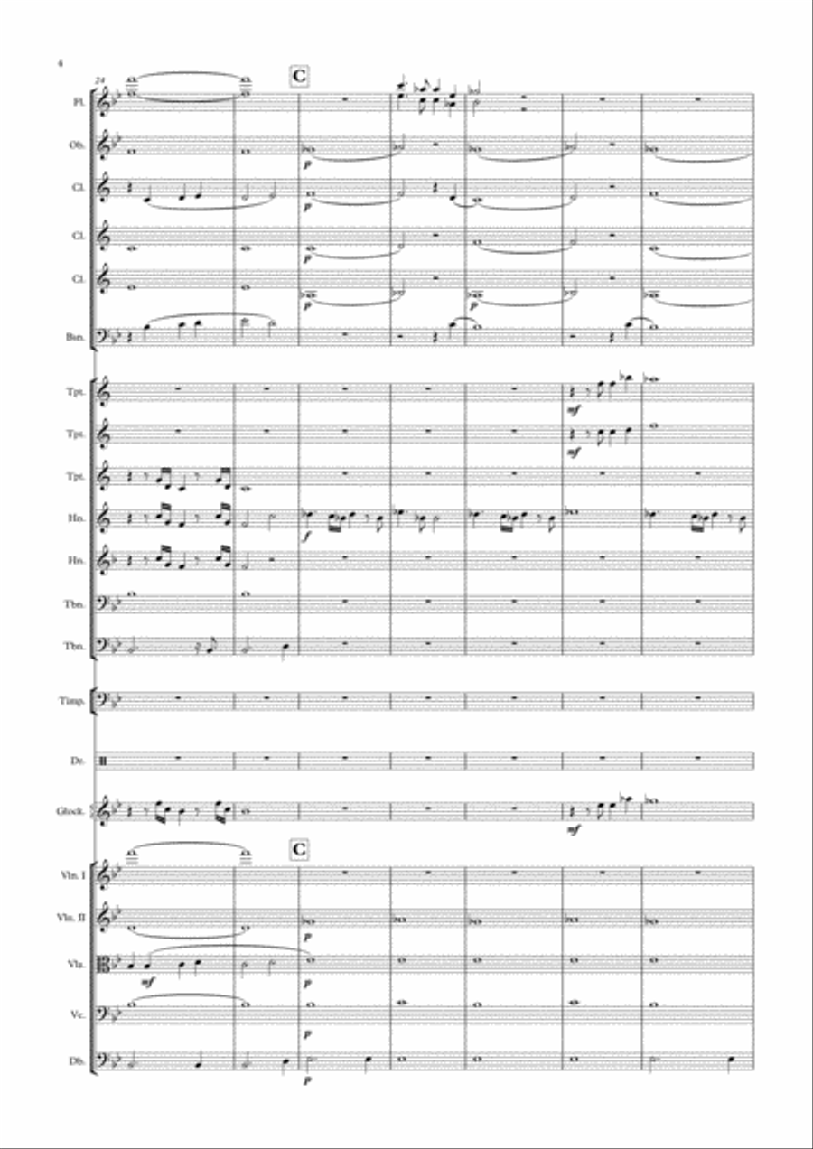 Infinite Voyage for small orchestra Chamber Orchestra scores gallery preview page 4