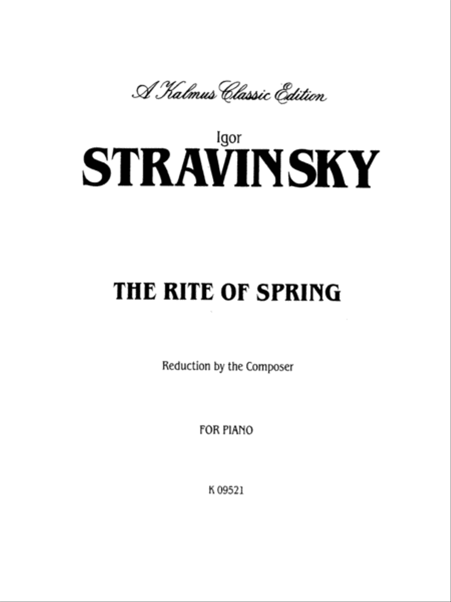 Rite of Spring Small Ensemble scores gallery preview page 2