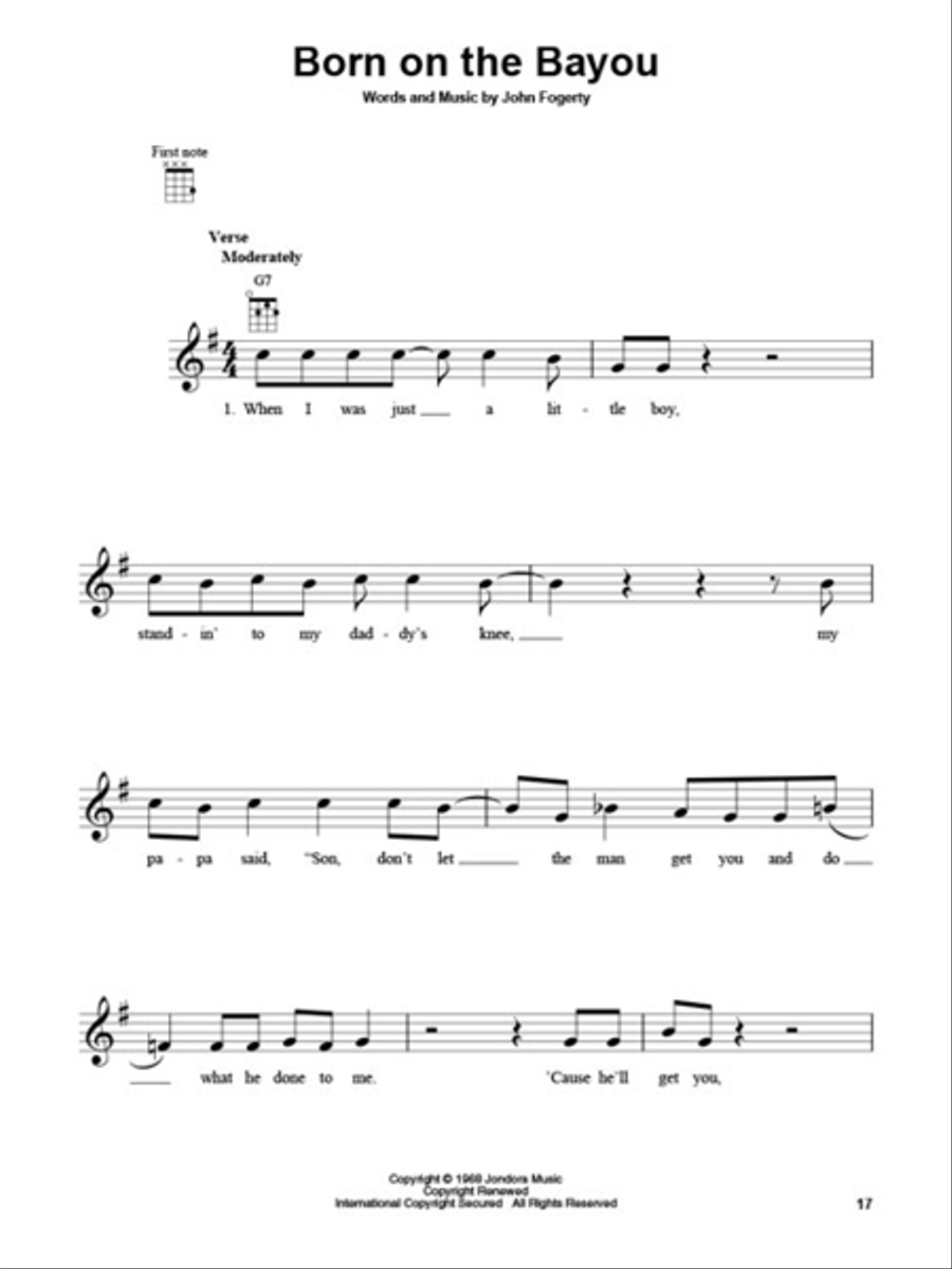 Simple Songs for Ukulele Ukulele scores gallery preview page 3