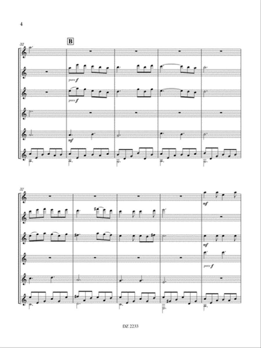 Aillte an Mhothair Guitar Ensemble scores gallery preview page 4