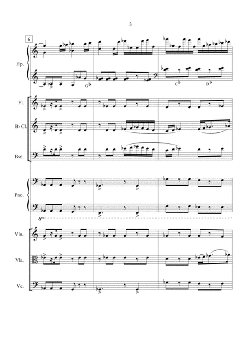 [Van de Vate] Concertino for Harp and Seven Instruments