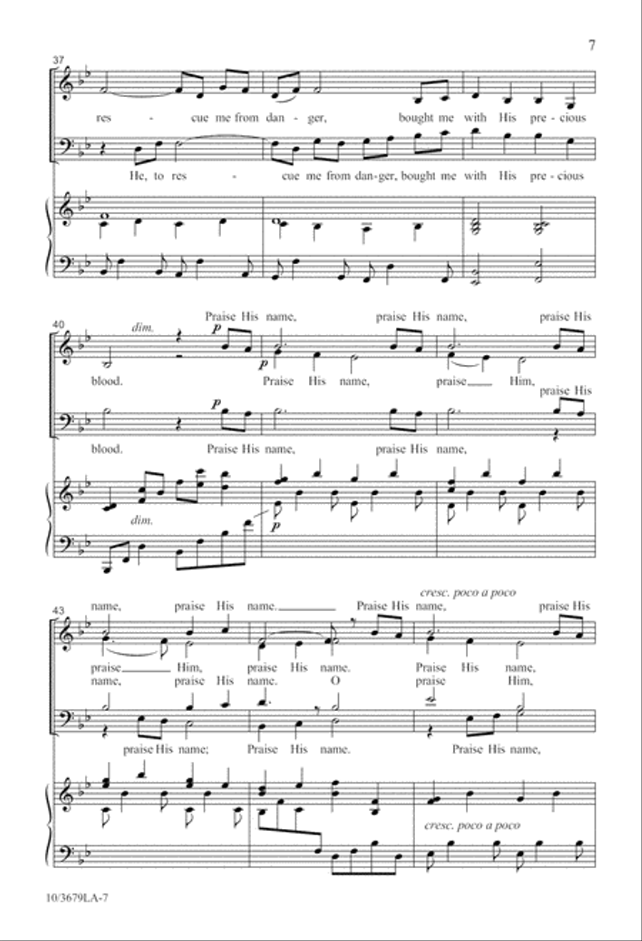 Come, Praise His Name 4-Part scores gallery preview page 8
