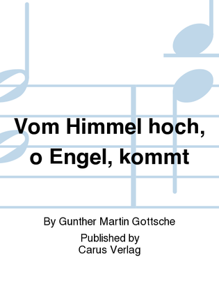 Book cover for Vom Himmel hoch, o Engel, kommt