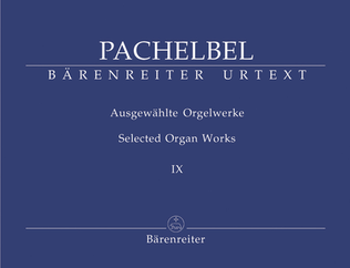 Book cover for Ausgewahlte Orgelwerke, Band 9