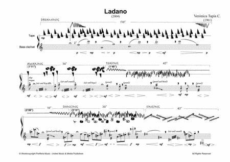 Ladano for Bass Clarinet and Tape image number null