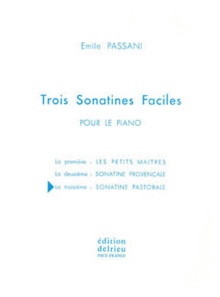 Book cover for Sonatine No. 3 Pastorale