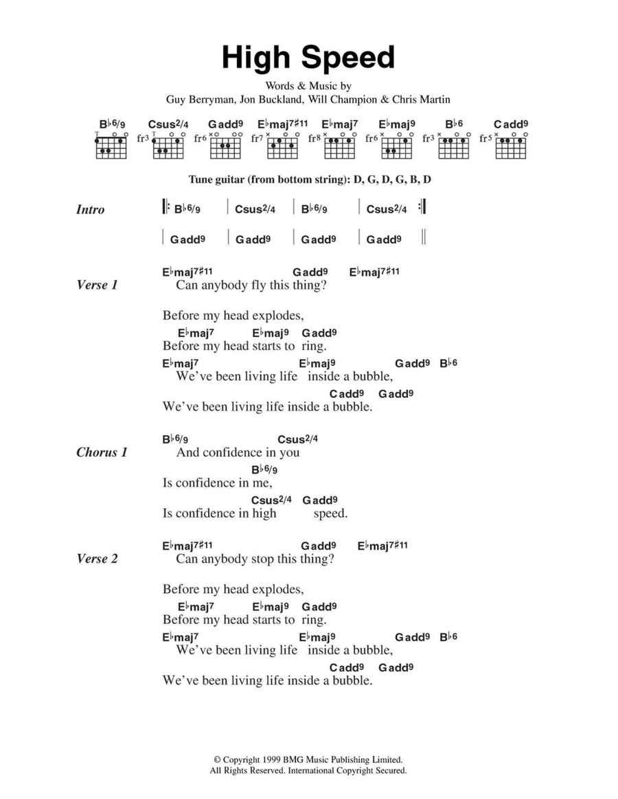 High Speed Easy Guitar scores gallery preview page 1