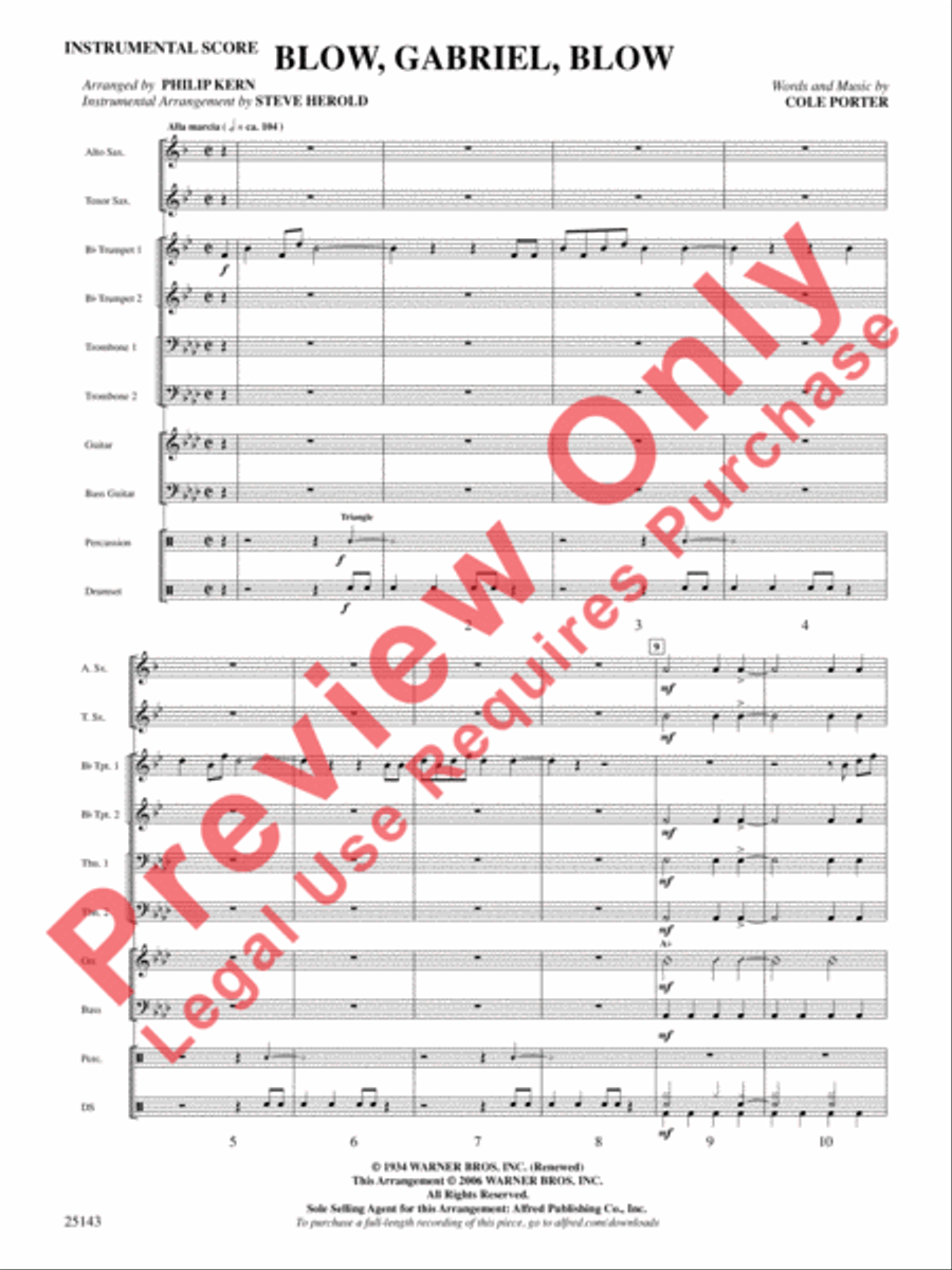 Blow, Gabriel, Blow Blow, Gabriel, Blow Choir scores gallery preview page 2