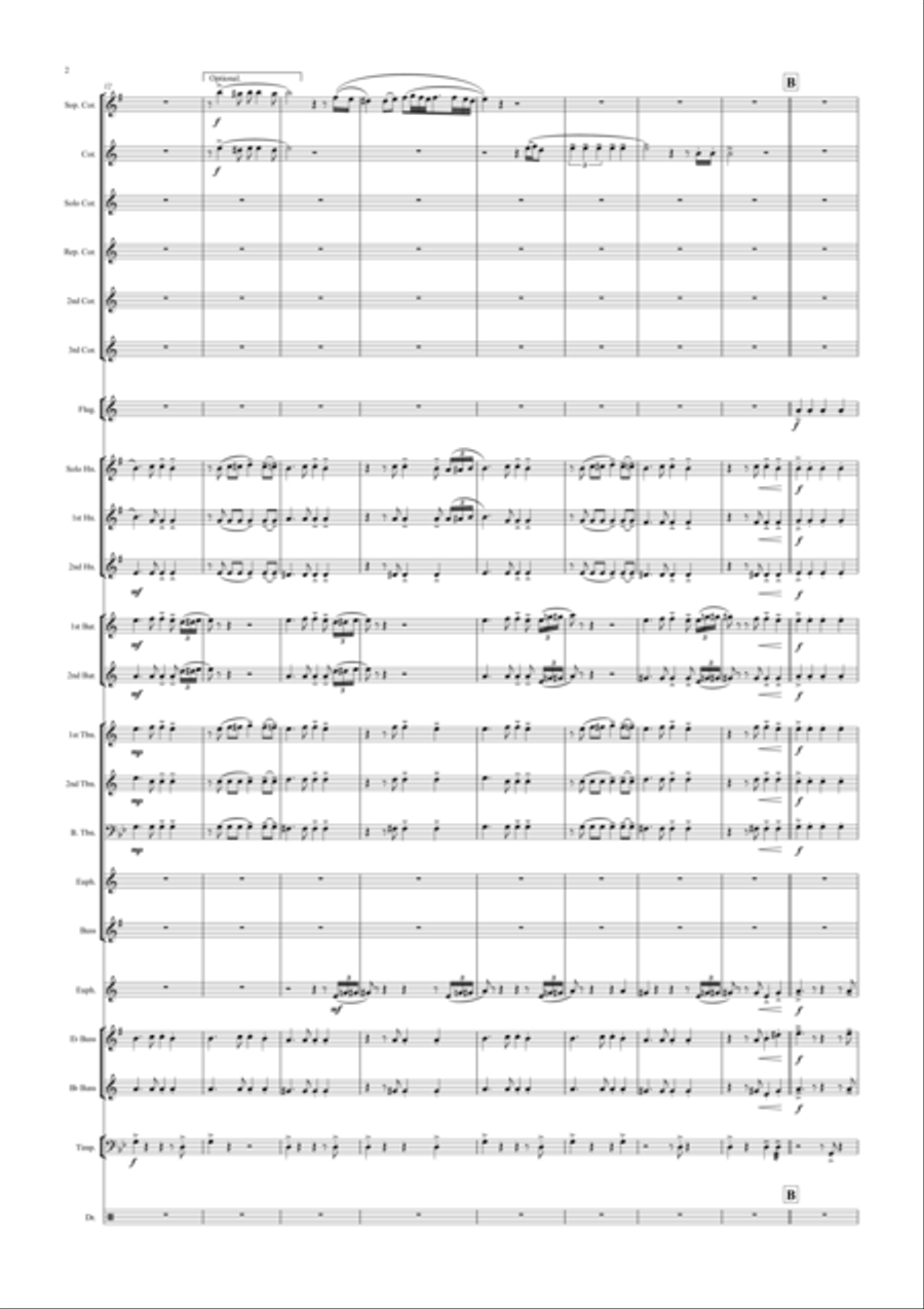 El Tango De Roxanne (Fr Moulin Rouge) Brass Band scores gallery preview page 2