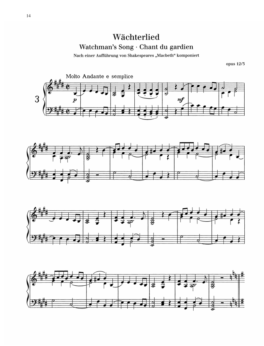 Watchman's Song
