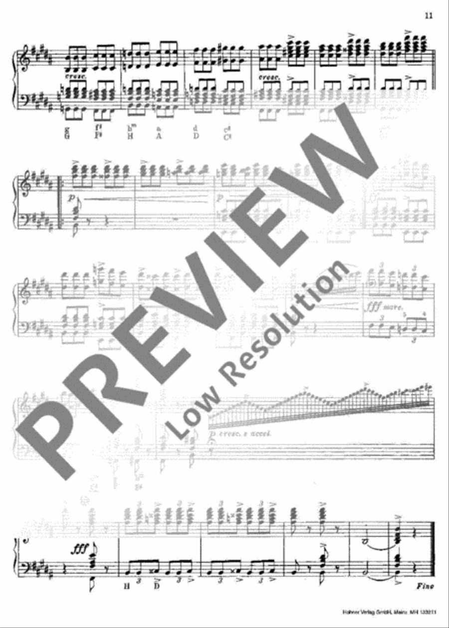 La Campanella Accordion scores gallery preview page 10