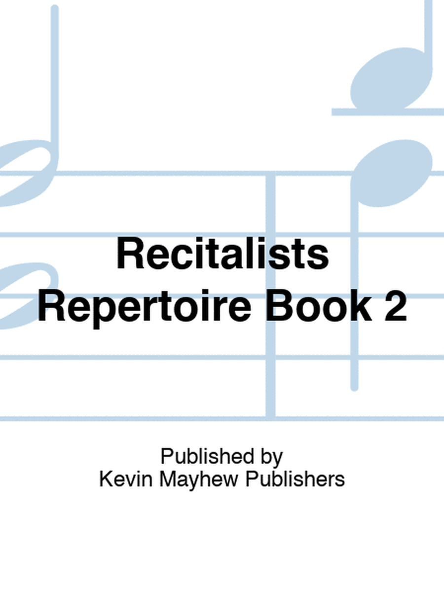Recitalists Repertoire Book 2