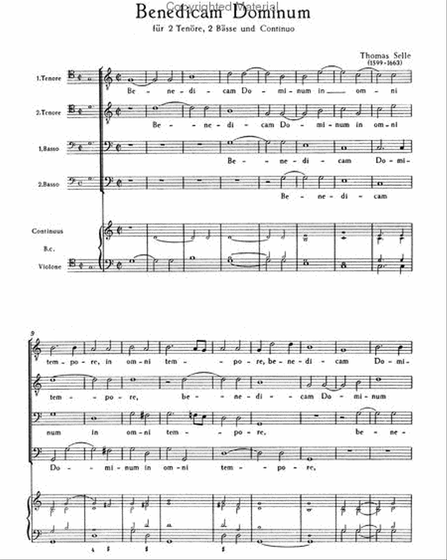 Benedicam Dominum (Sei gepriesen, Herr, mein Gott) TTBB scores gallery preview page 10