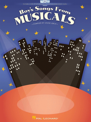 Book cover for Boys Songs From Musicals Book/CD