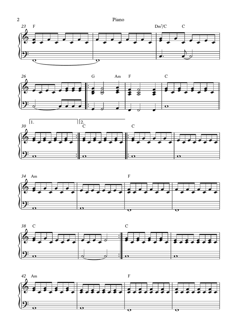 I Speak Jesus Easy Piano scores gallery preview page 2
