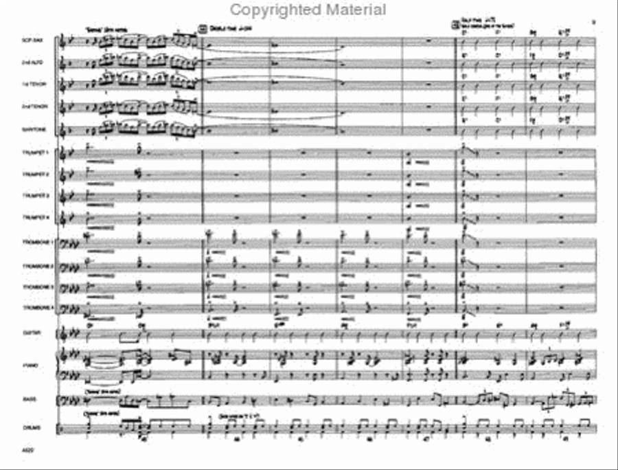 Been Alone Too Long Jazz Ensemble scores gallery preview page 8
