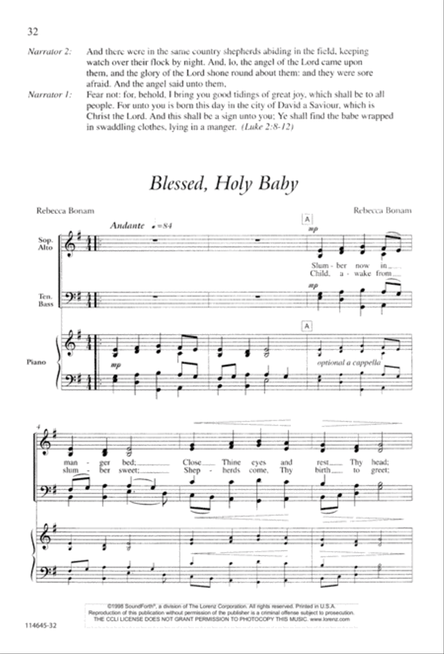 The Newborn King The Newborn King 4-Part scores gallery preview page 40