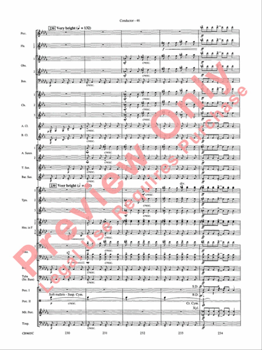 The Symphonic Gershwin The Symphonic Gershwin Concert Band scores gallery preview page 50