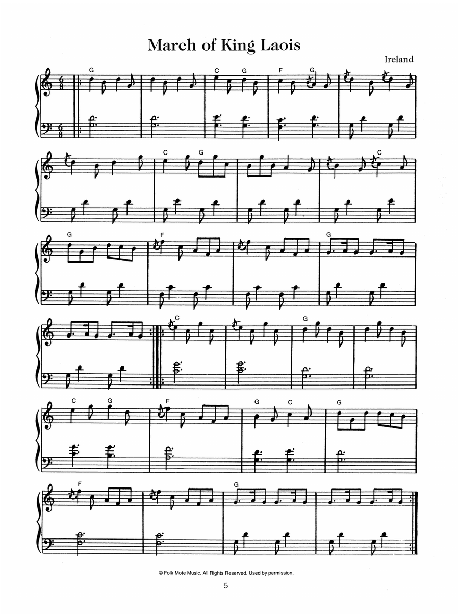 Kim Robertson - Celtic Harp Solos Pedal Harp scores gallery preview page 6