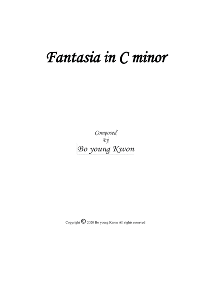 Fantasia in C Minor image number null