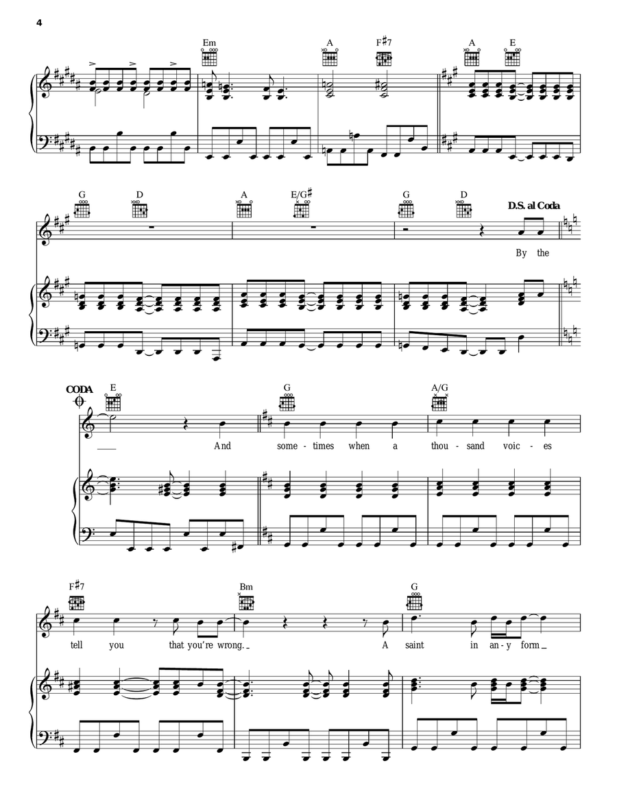 Back On The Borderline Back On The Borderline Piano, Vocal, Guitar scores gallery preview page 4