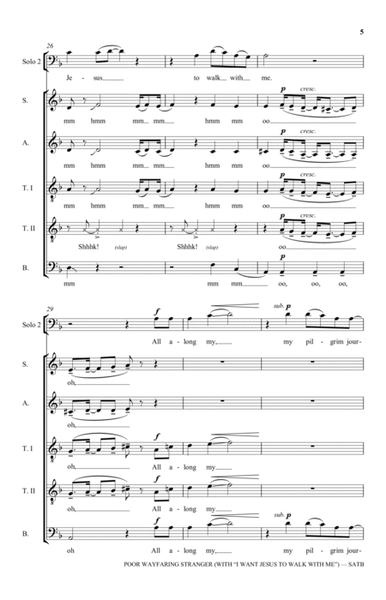Poor Wayfaring Stranger (with "I Want Jesus To Walk With Me") (arr. Kyle Pederson)