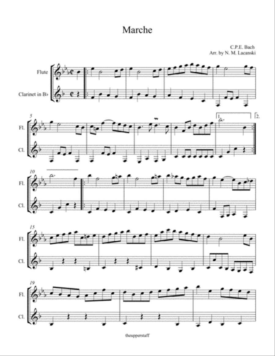 Marche Woodwind Duet scores gallery preview page 2