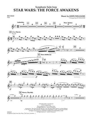 Symphonic Suite from Star Wars: The Force Awakens - Piccolo