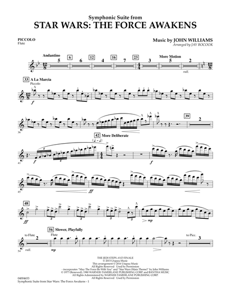 Symphonic Suite from Star Wars: The Force Awakens - Piccolo