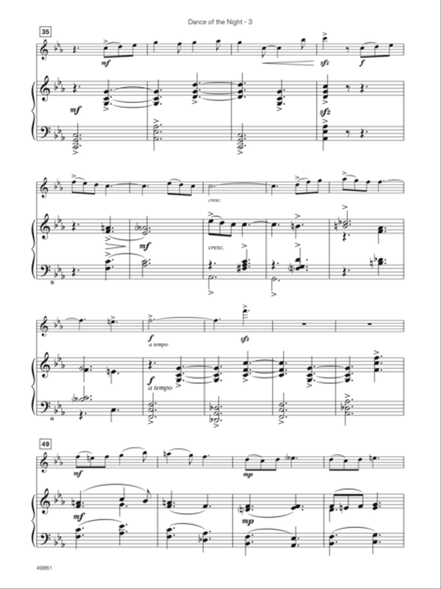 Dance of the Night (Sound Innovations Soloist, Bassoon) Small Ensemble scores gallery preview page 6