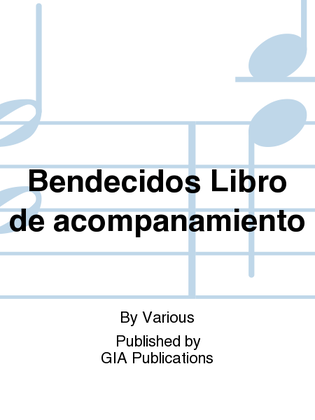 Book cover for Bendecidos - Accompaniment edition