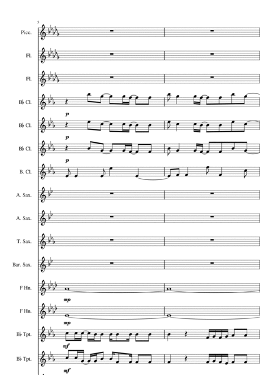 Goodnight N Go Marching Band scores gallery preview page 3