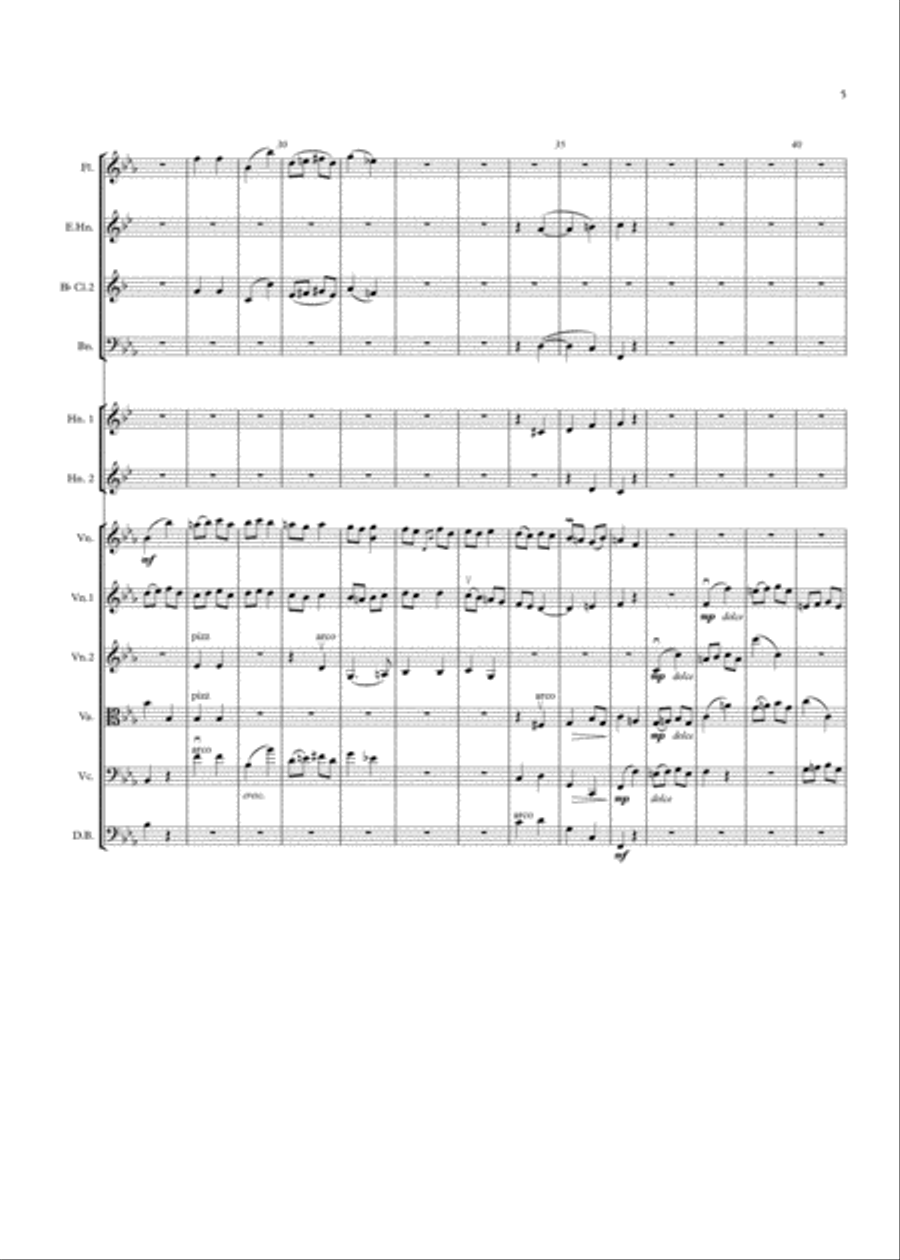Chamber Symphony: Sketches from Kazakhstan, op. 24 Chamber Orchestra scores gallery preview page 5