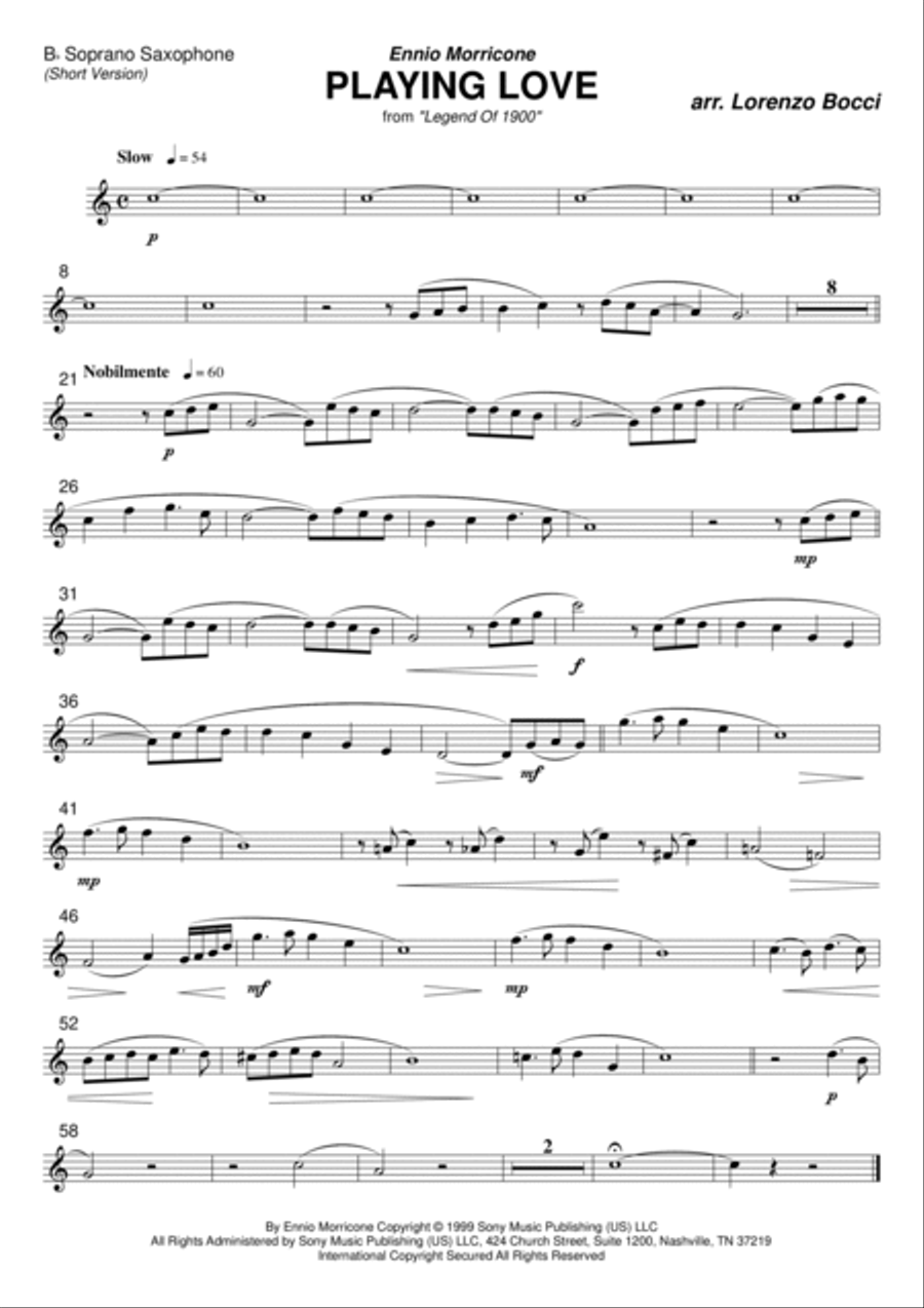 Playing Love Saxophone Quartet scores gallery preview page 4