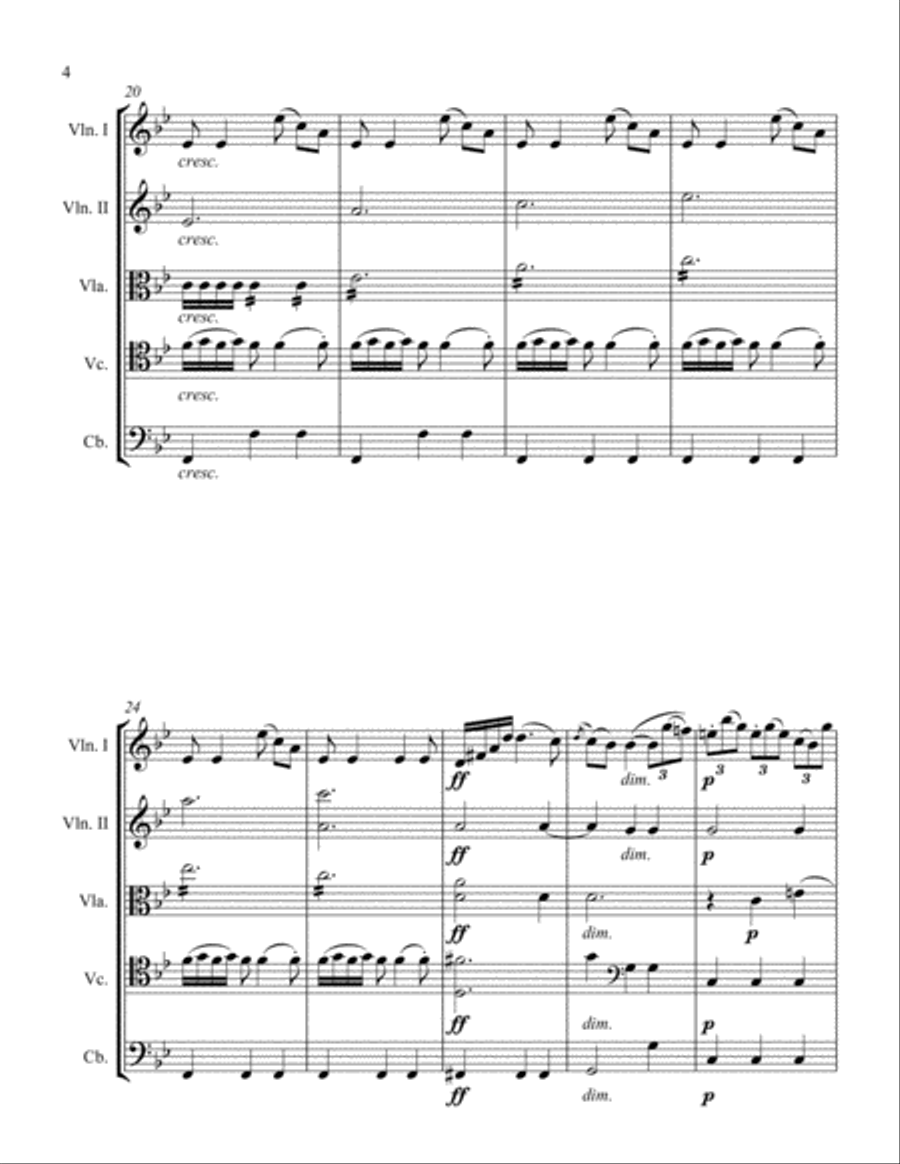 Minuetto Minuetto String Orchestra scores gallery preview page 4