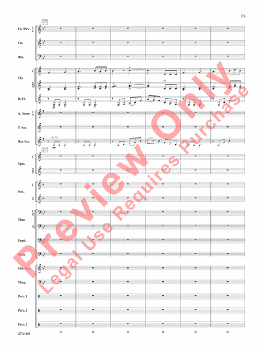 Rogue River Concert Band scores gallery preview page 14