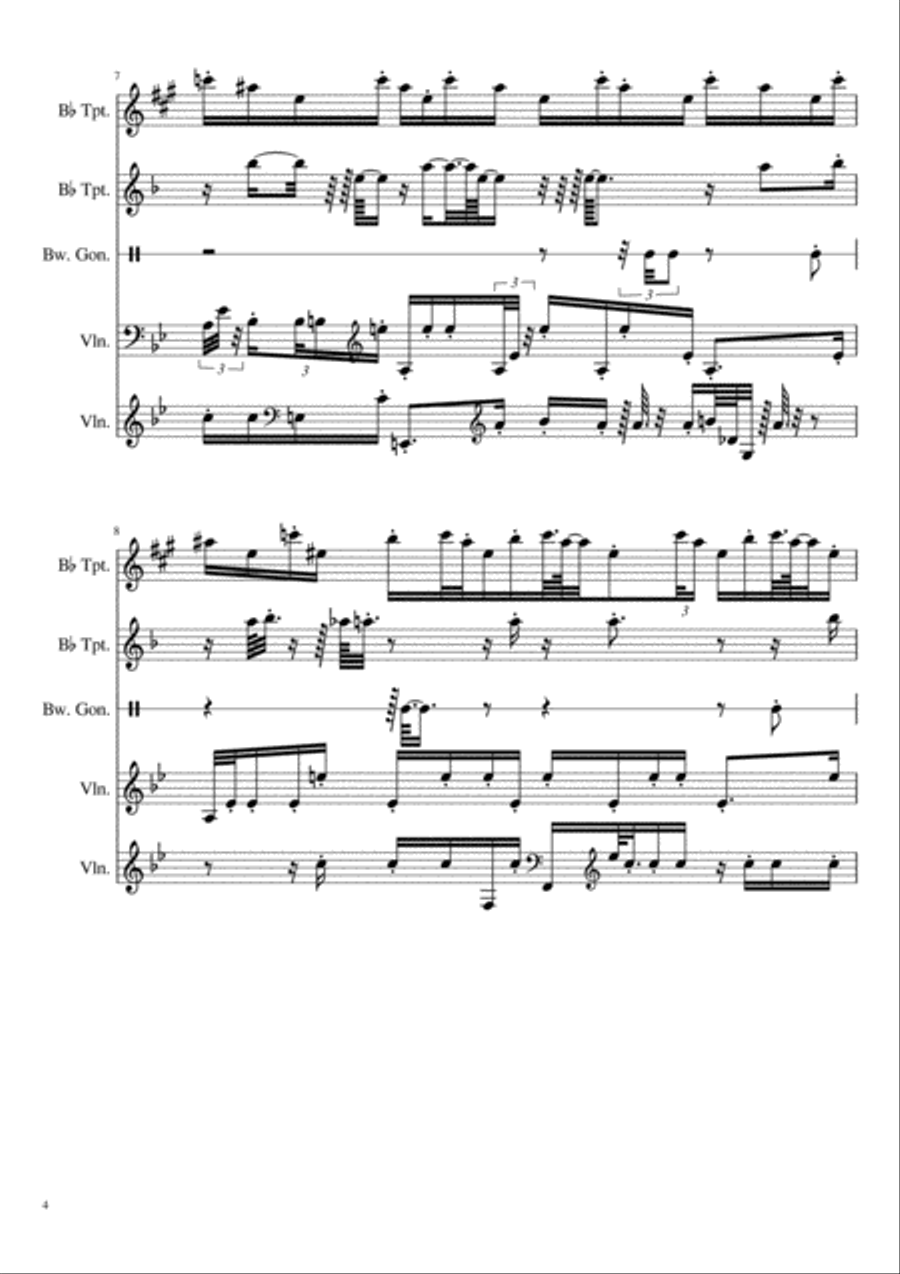 Tramp ii Tramp ii Small Ensemble scores gallery preview page 4