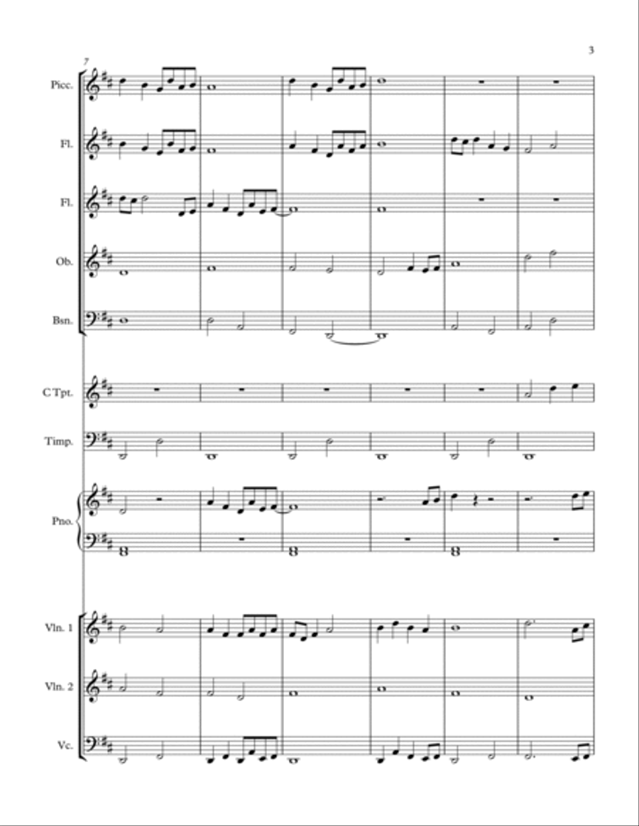 Opus 54 - Dedicated to Alans String Orchestra scores gallery preview page 3