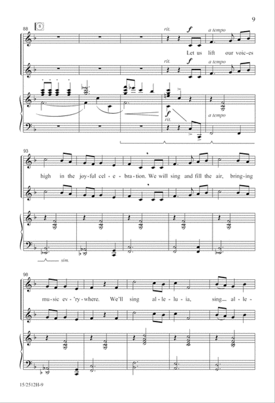 A Joyful Carol SSA scores gallery preview page 9