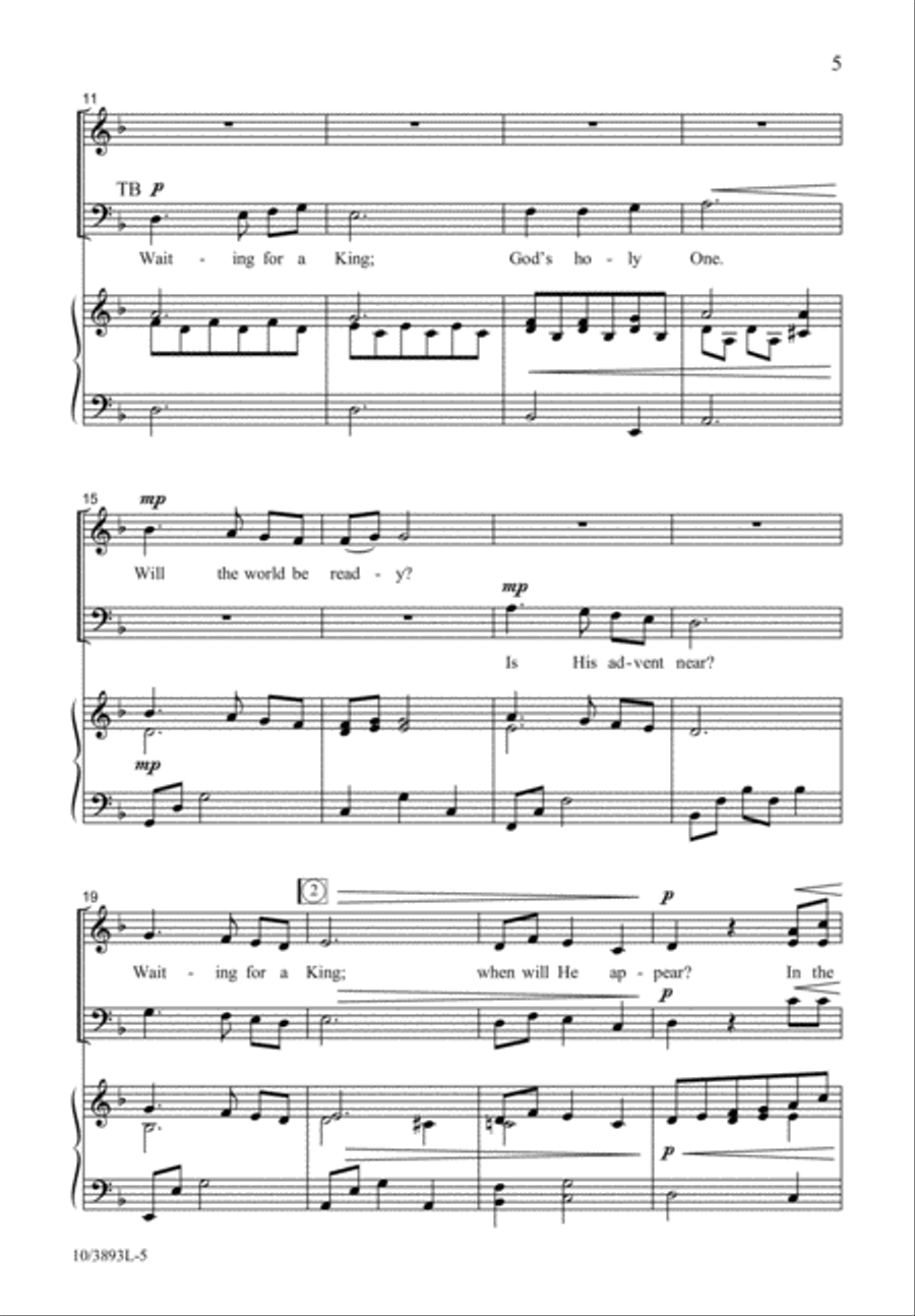 The Birth of a King 4-Part scores gallery preview page 5