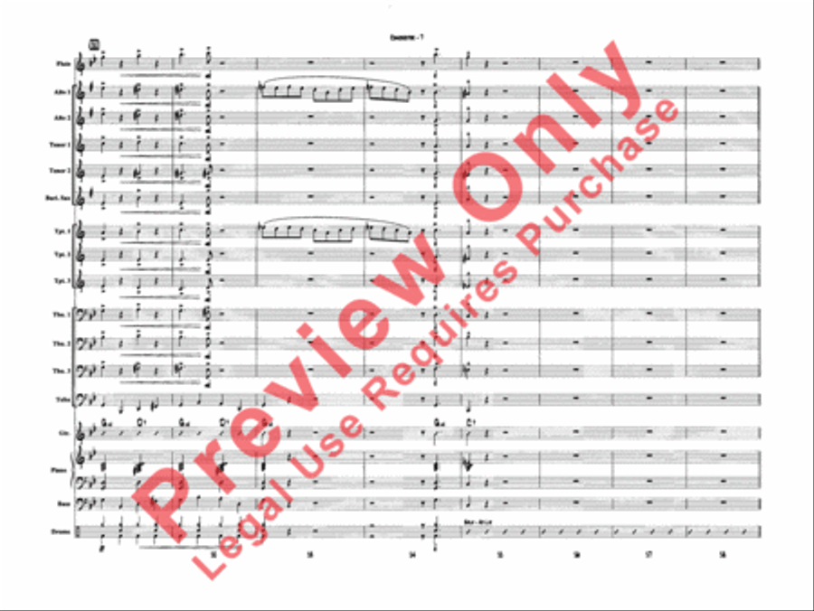 It Don't Mean a Thing (If It Ain't Got That Swing) Jazz Ensemble scores gallery preview page 10