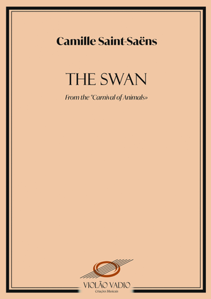 Book cover for The Swan (C. Saint-Saëns) - Flute, violin and cello - Score and parts