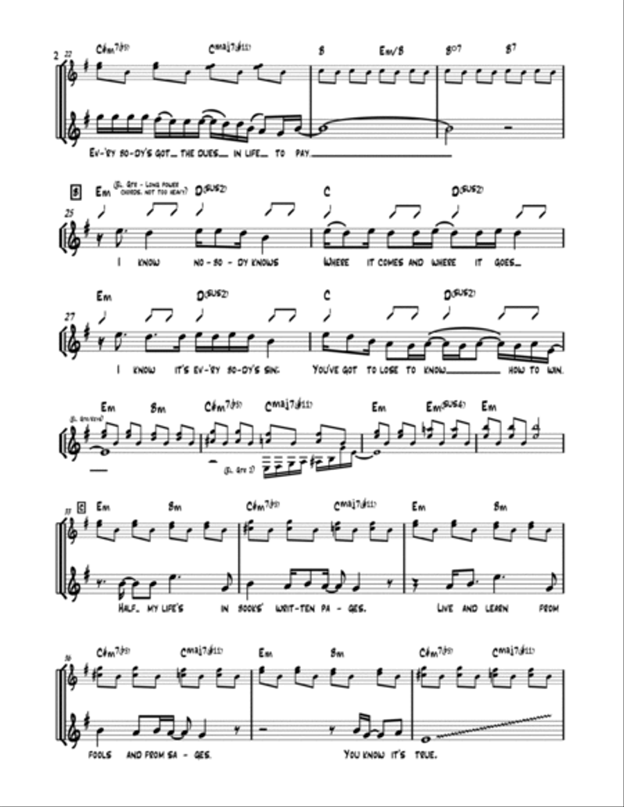 Dream On Piano scores gallery preview page 2