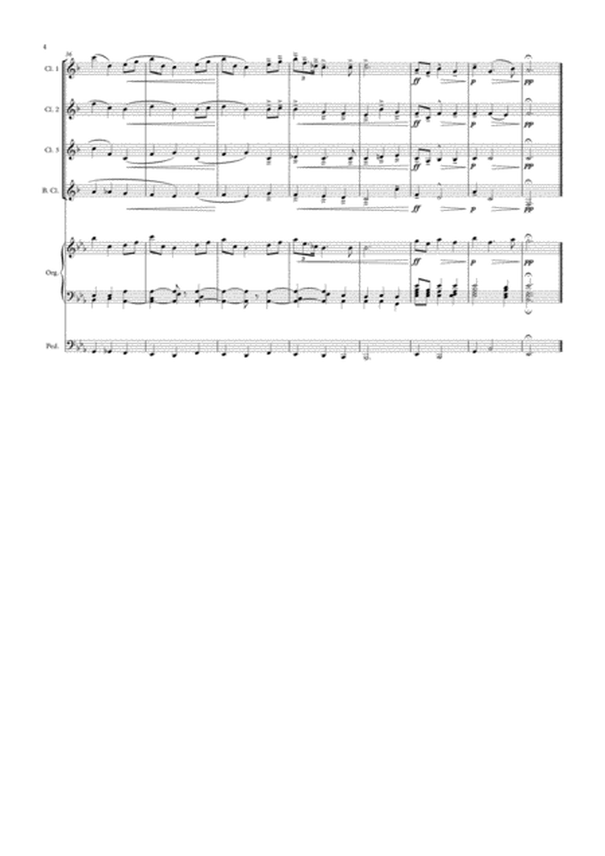 Elgar – Nimrod (for Clarinet Quartet and optional Organ) image number null