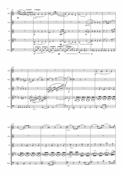 Trio in A minor op.188 for oboe, horn and [piano] (arr. woodwind quintet) image number null