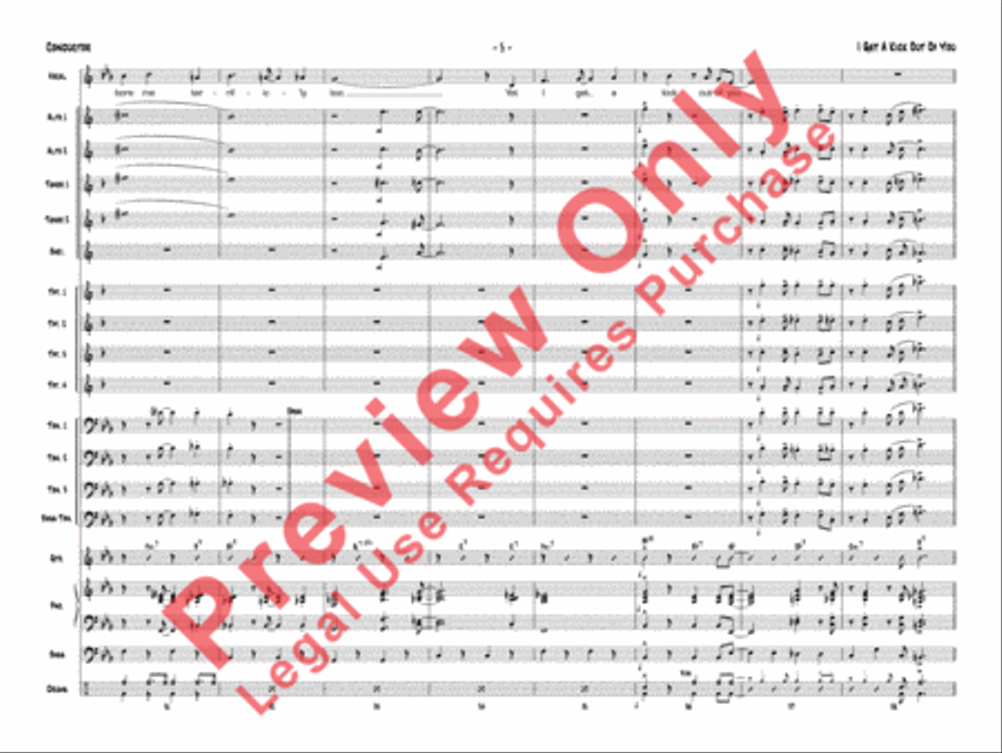 I Get a Kick Out of You Jazz Ensemble scores gallery preview page 26