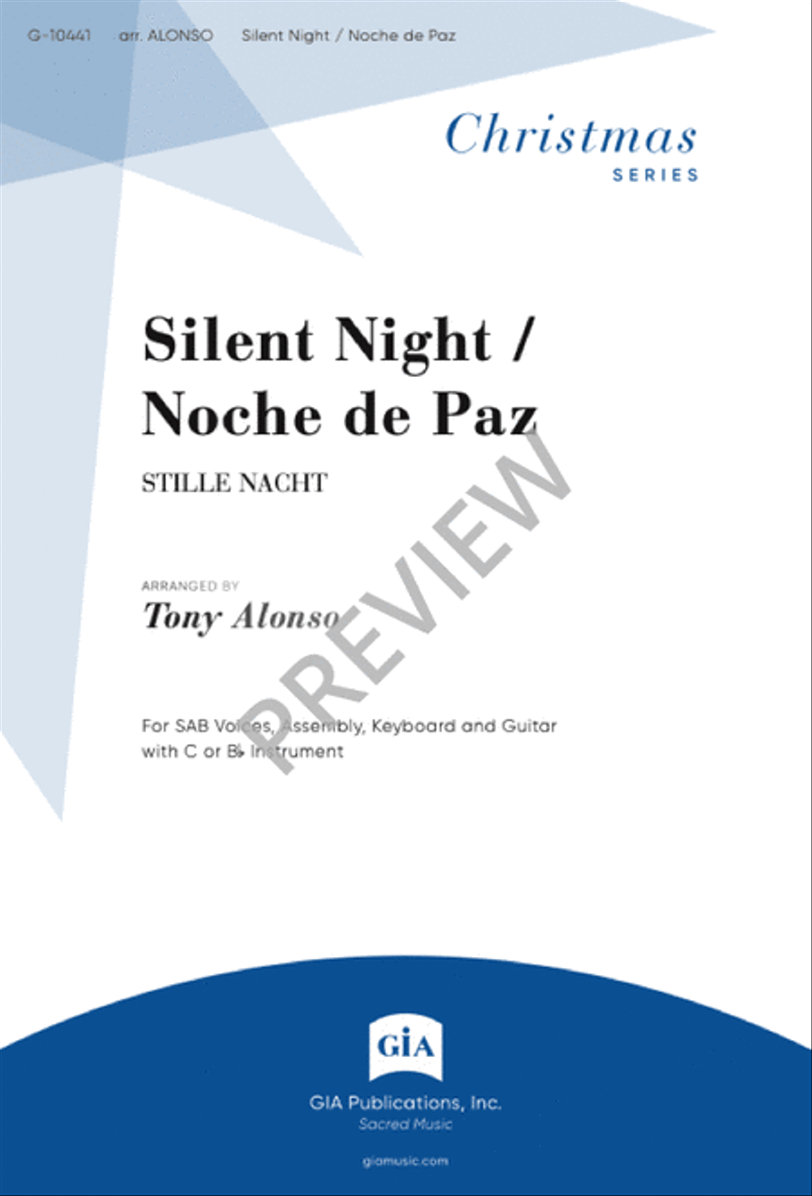 Silent Night, Holy Night 3-Part scores gallery preview page 2